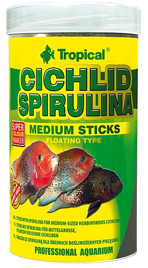 Tropical Cichlid Spirulina Medium Sticks