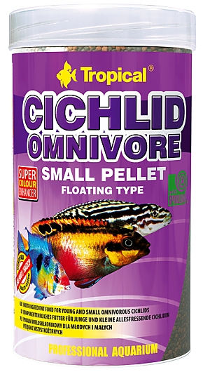 Tropical Cichlid Omnivore Small Pellet