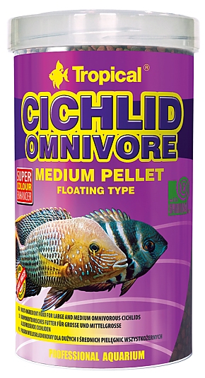 Tropical Cichlid Omnivore Medium Pellet