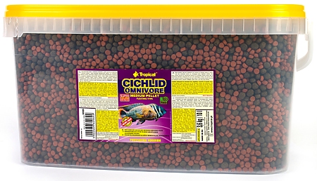 Tropical Cichlid Omnivore Medium Pellet 10.0 L
