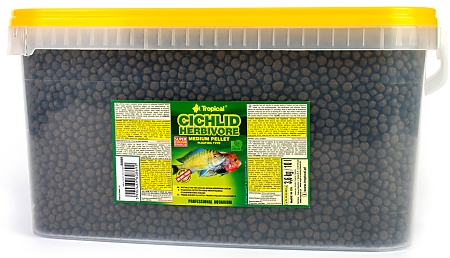 Tropical Cichlid Herbivore Medium Pellet 10.0 L