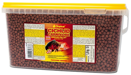 Tropical Cichlid Carnivore Medium Pellet 5.0 L