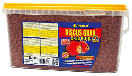 Tropical Discus Gran D-50 Plus 5.0 L