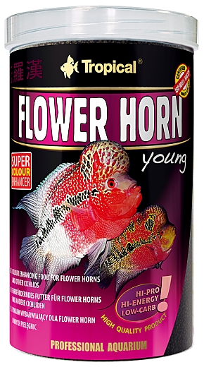 Tropical Flower Horn Young Pellet 1 L