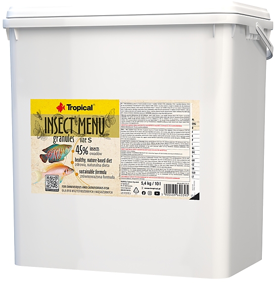 Tropical Insect Menu Granules Size S 10 L