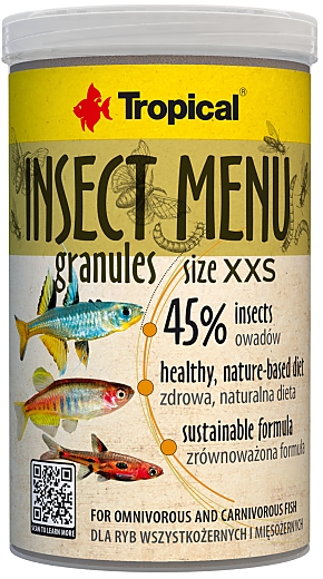 Tropical Insect Menu Granules Size XXS 1 L