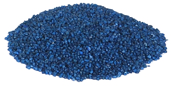 Color quartz aquarium gravel -Sea blue- 3-5 mm