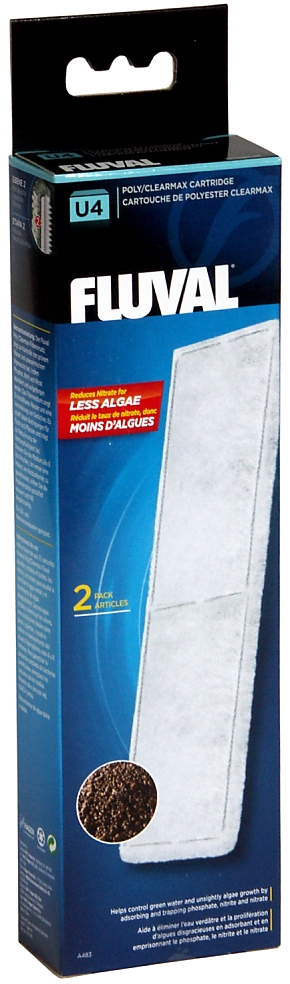 Fluval Poly/Clearmax Filter Pad U Series U4