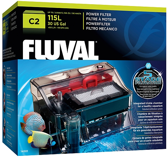 Fluval C2 - 5-Stufen-Anhängefilter