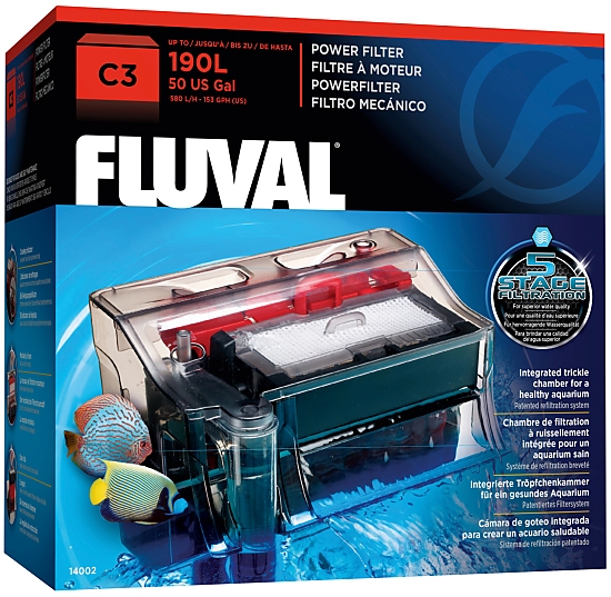 Fluval C3 - 5-Stage clip-on power filter