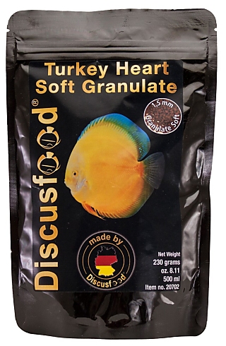 Discusfood Turkey Heart Soft Granulate 230 g