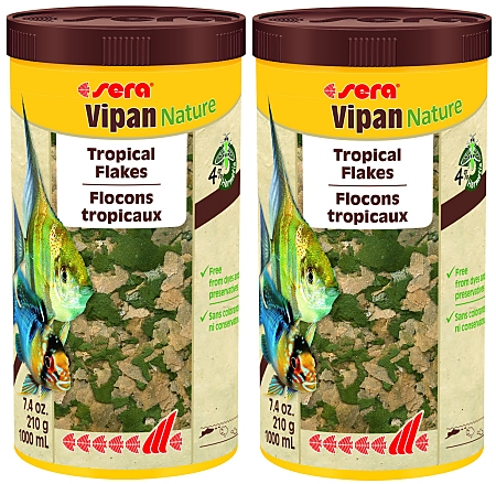 Sera Vipan Nature Staple Food 2x1000 ml