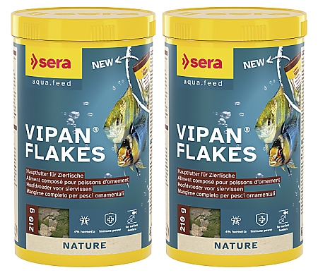 sera Vipan Flakes Staple Food 2x1000 ml sera Vipan Flakes Staple Food 2x1000 ml