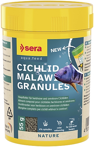 sera Cichlid Malawi Granules (granugreen) 100 ml