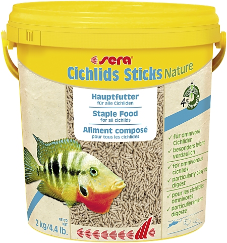 sera Cichlids Sticks Nature 10 L
