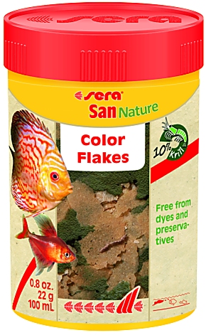 Sera 250 Grams, Herbal Flake Fish Food Nature Flora, Spirulina