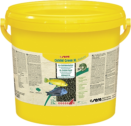 sera Cichlid Green XL Nature 3800 ml
