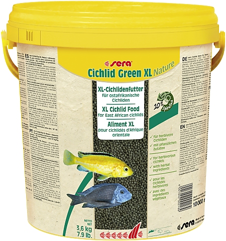 sera Cichlid Green XL Nature 10,000 ml