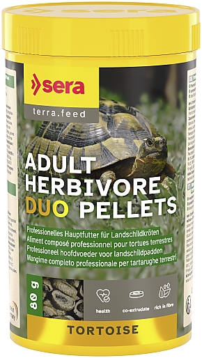 sera Tortoise Adult Herbivore Duo Pellets