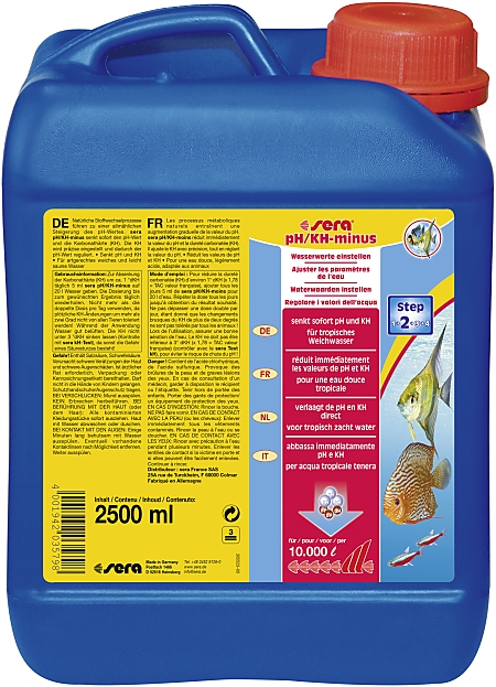 sera pH/KH-minus 2500 ml