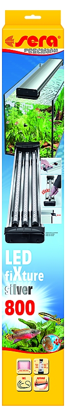 sera LED fixture 800 silver