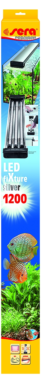sera LED fixture 1200 silver