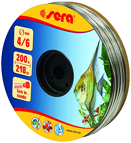 sera Aquarium Hose grey per meter