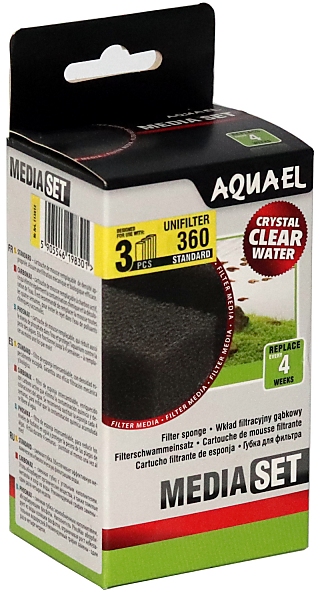 AQUAEL Filter Cartridge Uni Filter Standard Uni Filter 360