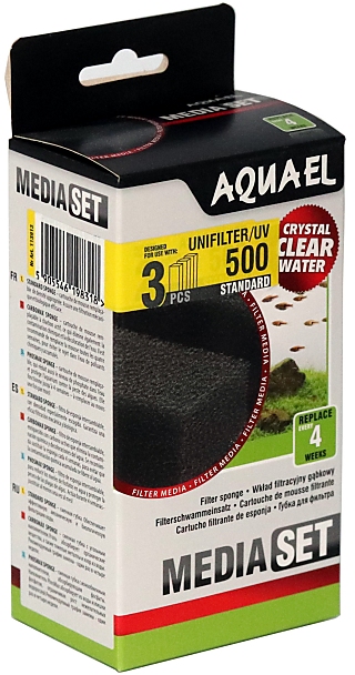 AQUAEL Filter Cartridge Uni Filter Standard Uni Filter 500