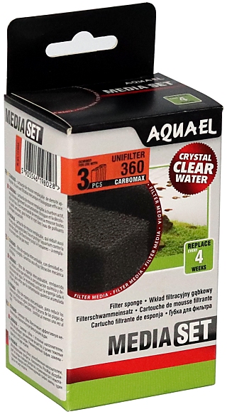 AQUAEL Filter Cartridge Uni Filter Carbomax Uni Filter 360