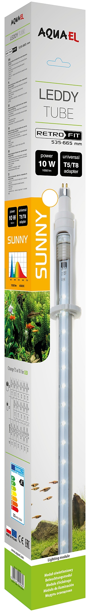 AQUAEL Leddy Tube Sunny Day & Night 2.0