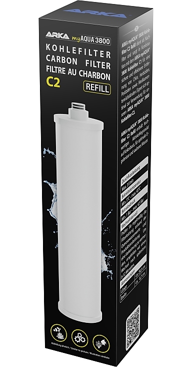 Recarga do filtro de carvão Arka myAQUA 3800 C2