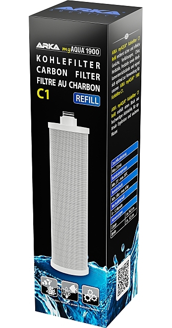 Recarga do filtro de carvão Arka myAQUA 1900 C1