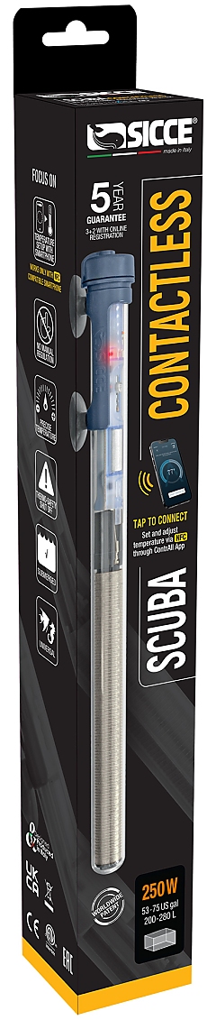SICCE Scuba Contactless NFC Heater 250 W