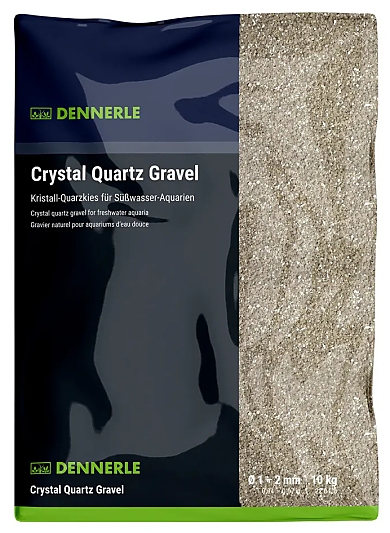 Dennerle Crystal Quartz Gravel natural white