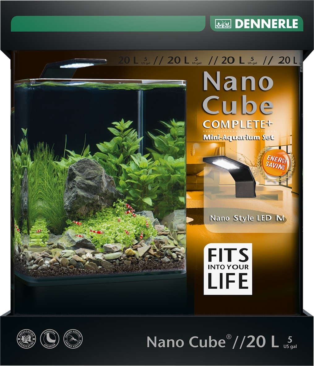 DENNERLE Nano Cube Complete+ 20 L nano-aquarium 25 x 25 x 30 cm