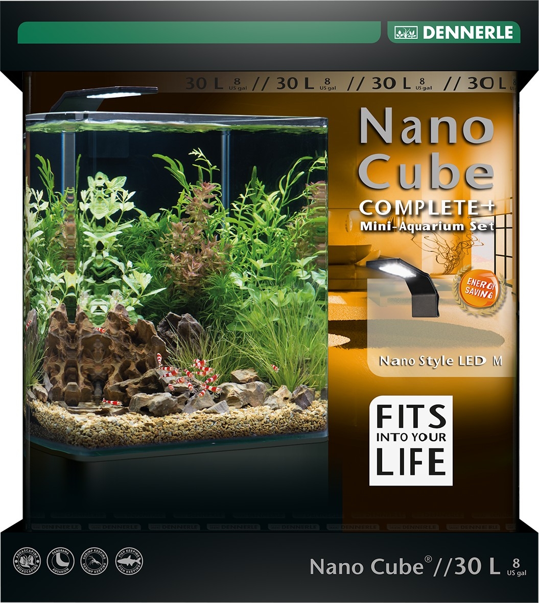 DENNERLE Nano Cube Complete+ 20 L nano-aquarium 25 x 25 x 30 cm