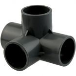 PVC Elbow 90 4 Way