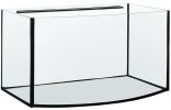 Aquarium with curved front glass 200 L