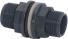PVC Durchf�hrung mit Au�engewinde