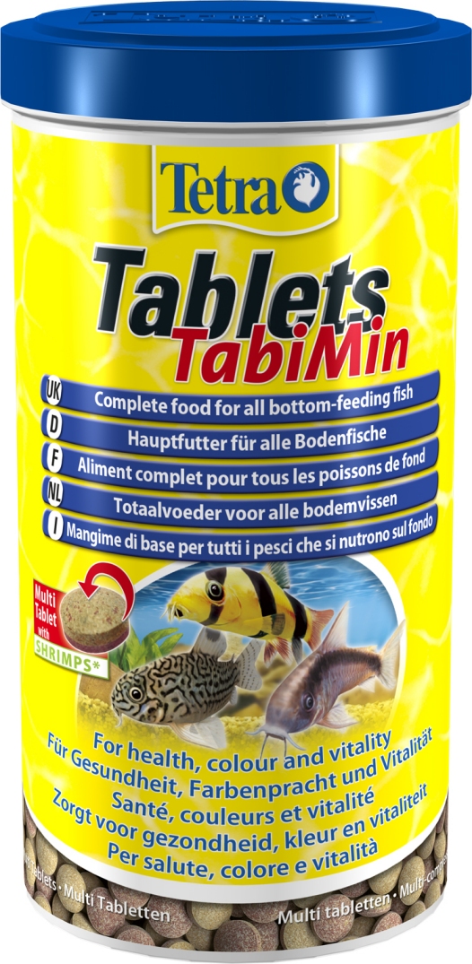 Tetra Nourriture Tabimin pour Aquariophilie poisson de fond couleur et  vitalité