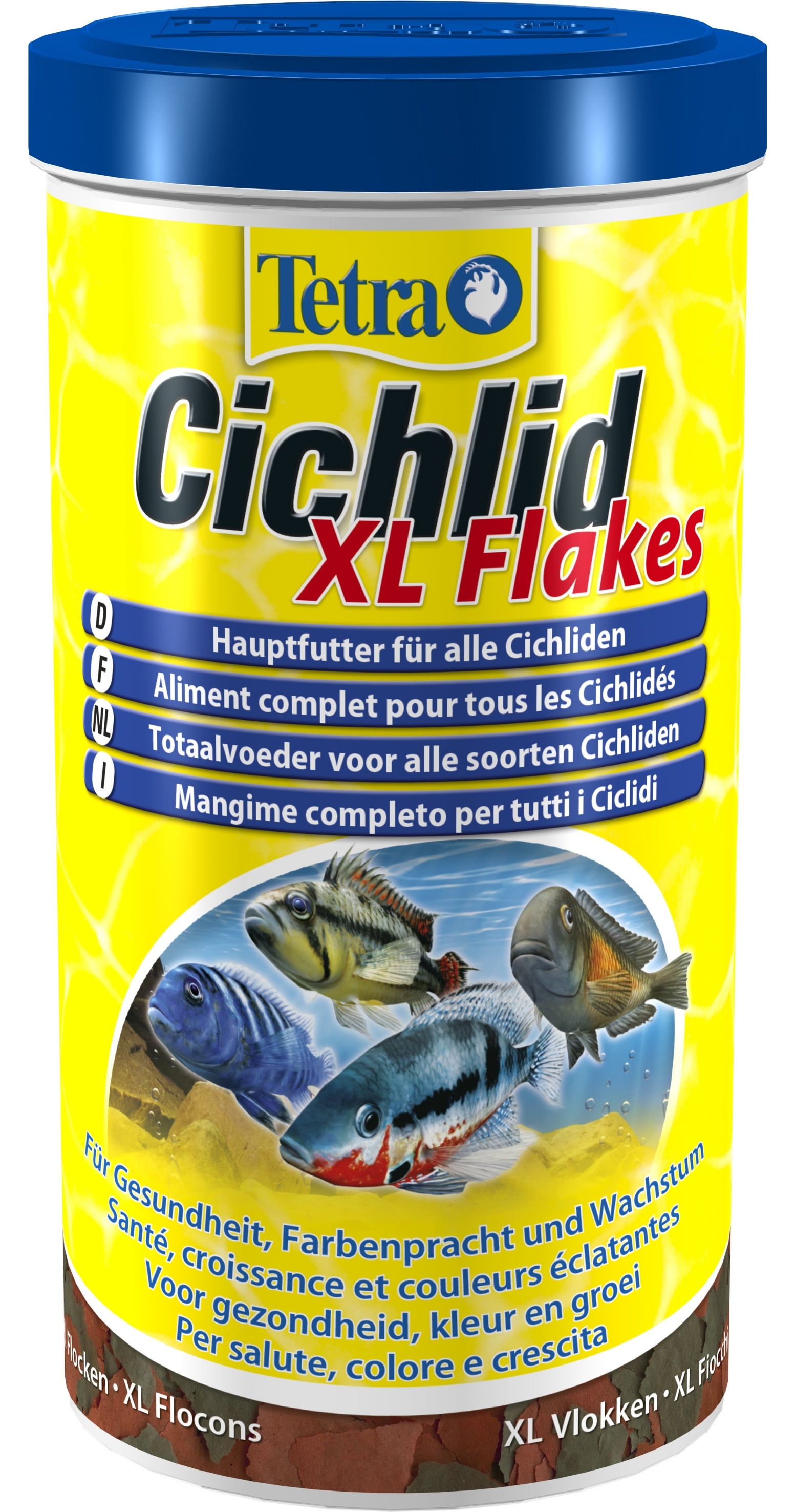 Aliments pour Cichlidés : Aliments poissons cichlidés TetraCichlid XL Flakes  500 ml