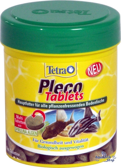 Aliment complet pour poissons de fond herbivore TETRA PLECO TABLETS X120