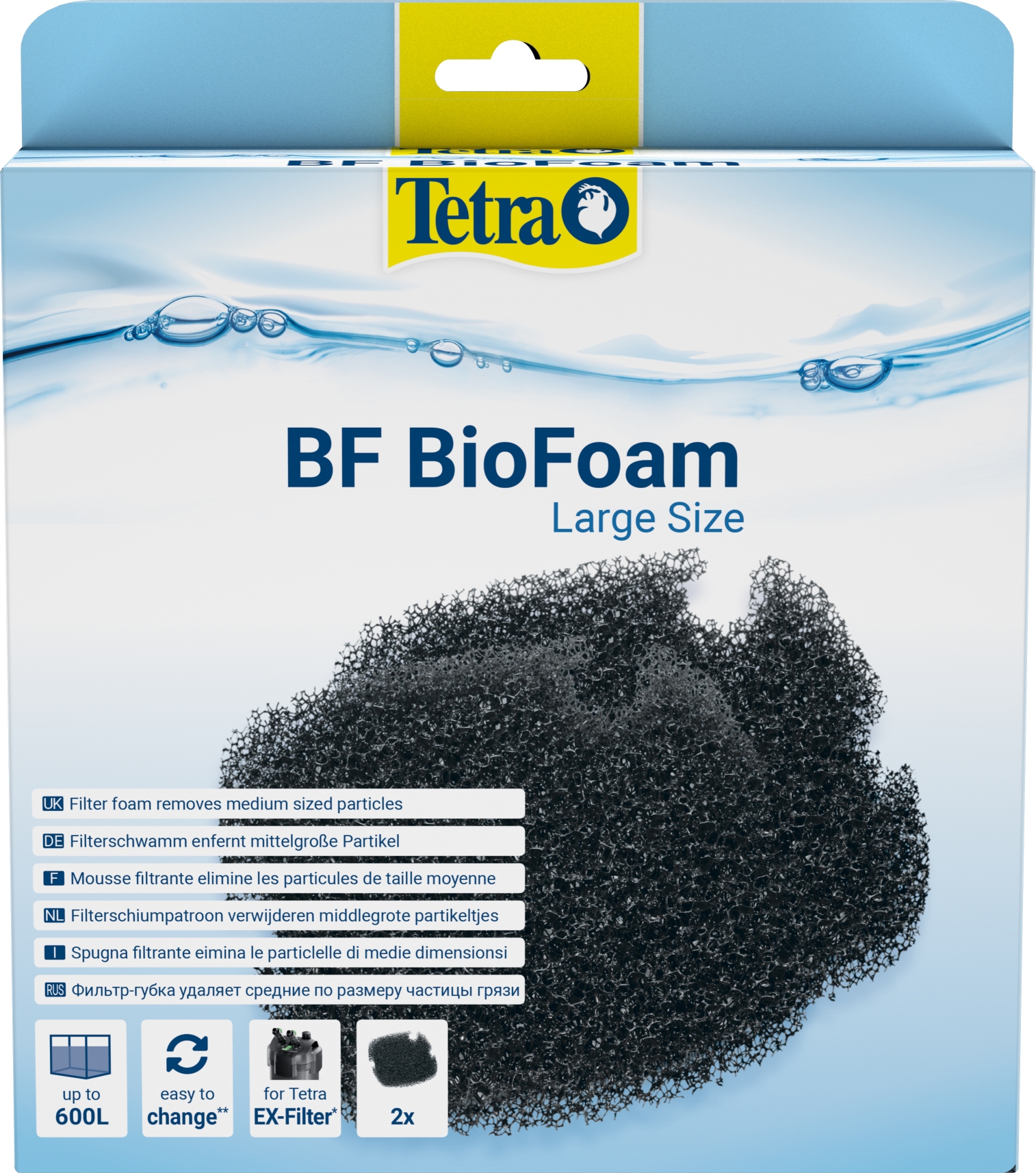 Tetra Tec Ex Bf Bio Filter Foam - Matériau filtrant - 3 x 2 pièces 1200