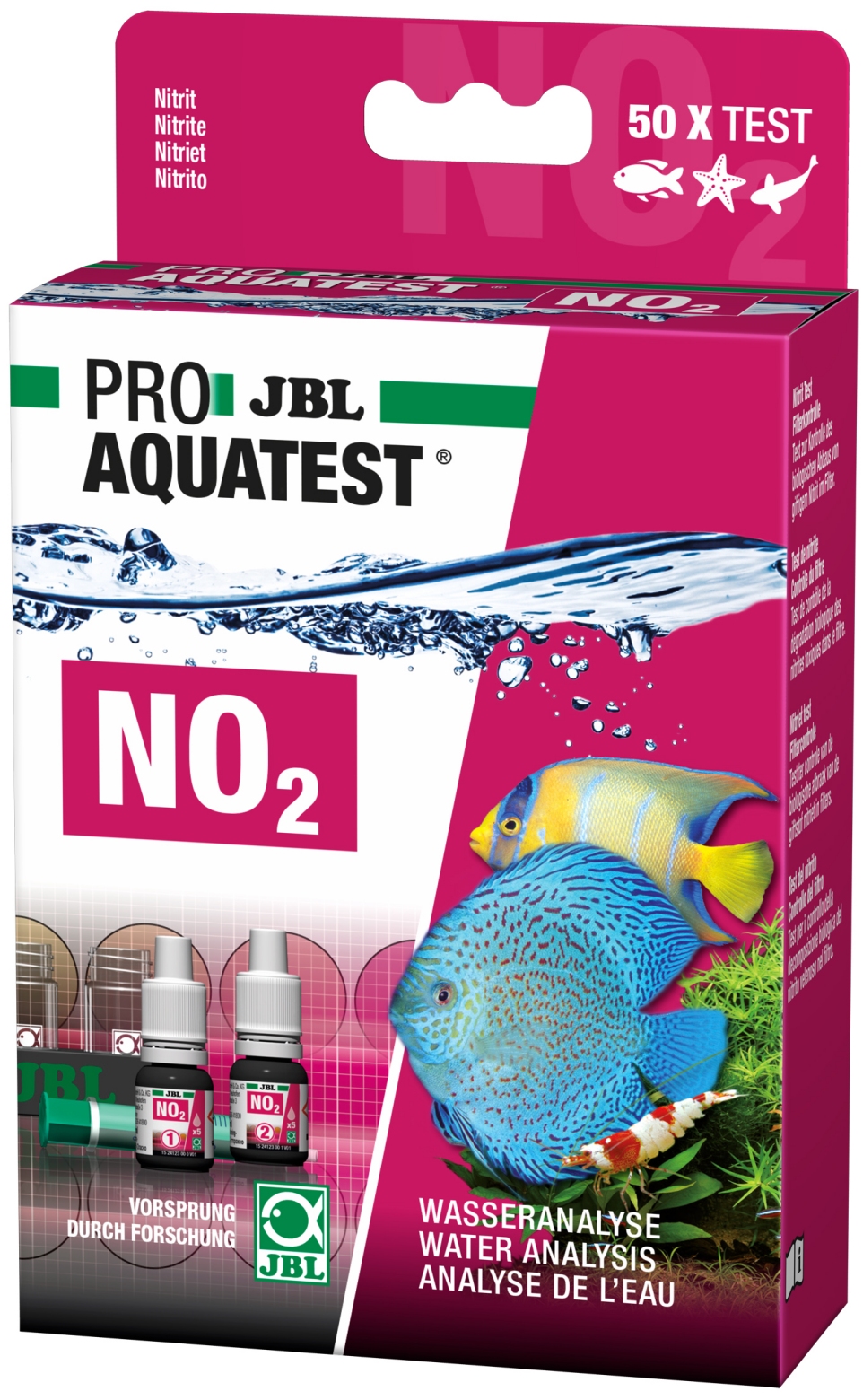 TETRA Nitrite NO2 Test Kit Tes Nitrit Mutu Air Testkit Teskit  Semikuantitatif utk Kualitas Air Aquarium Kolam Ikan Tawar Laut