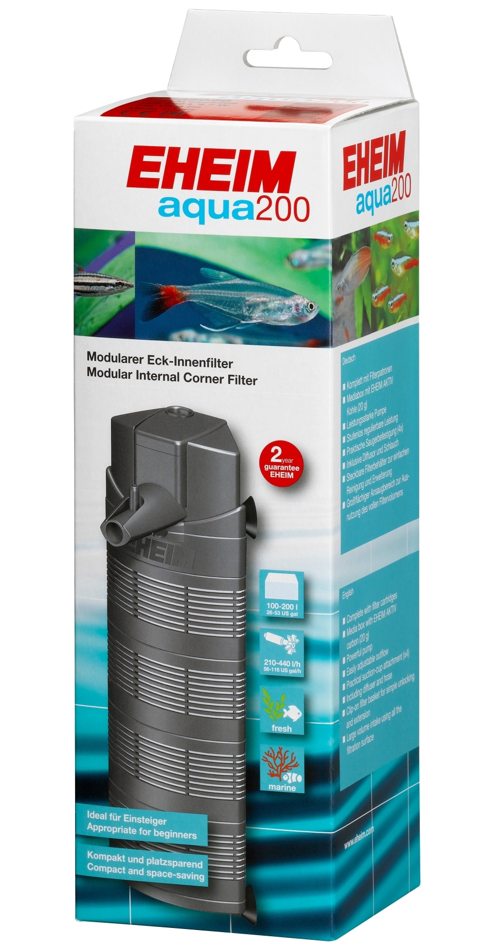 EHEIM Internal Filter aqua 200