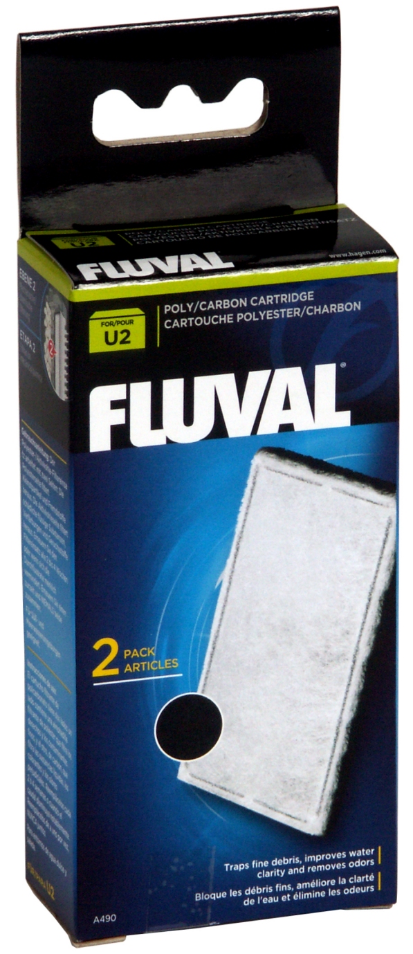 Clearmax 2-Pack Cartridge for Fluval U3 Aquarium Filter