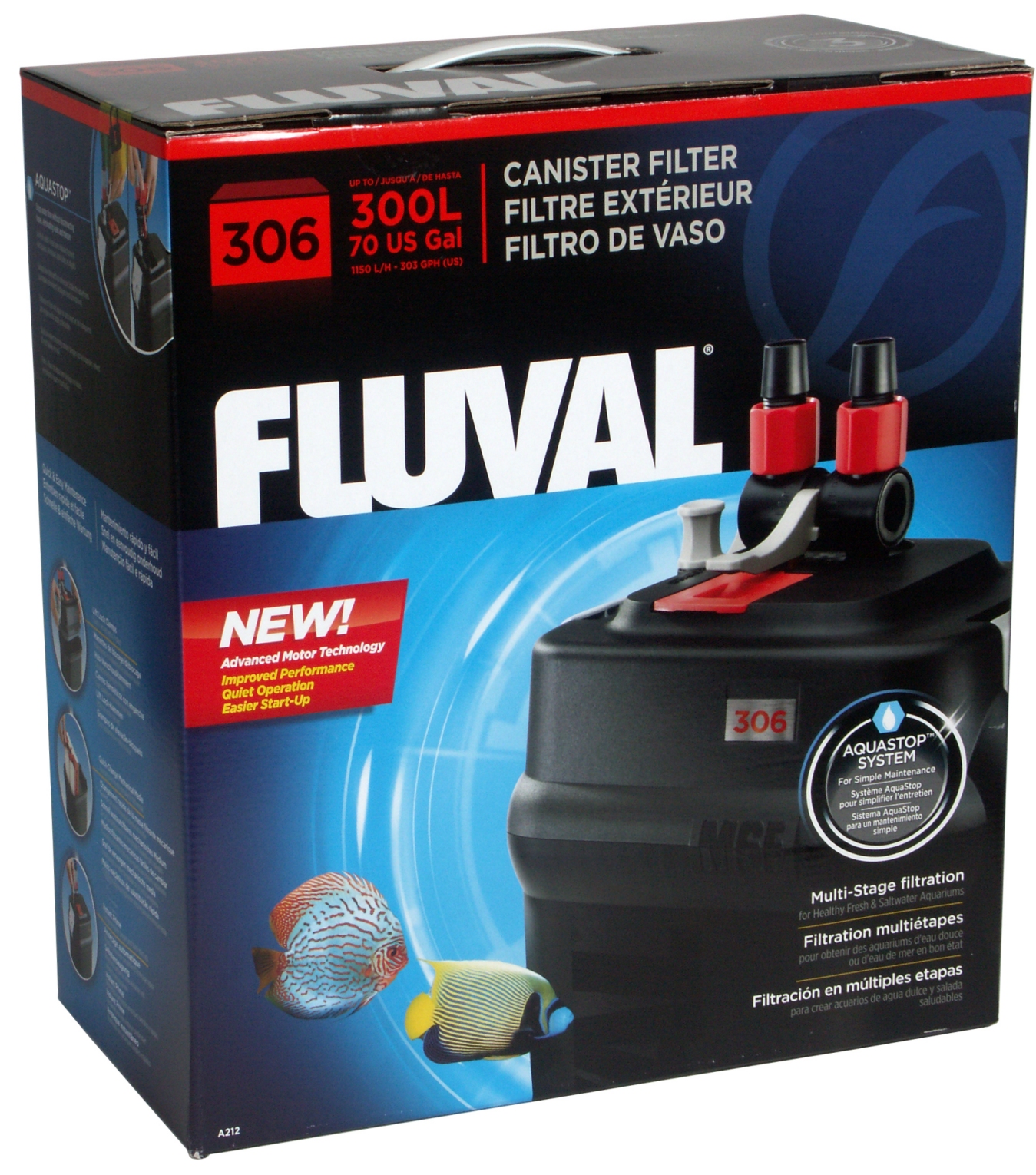Fluval 306 canister filter 300L – Fit Filtration