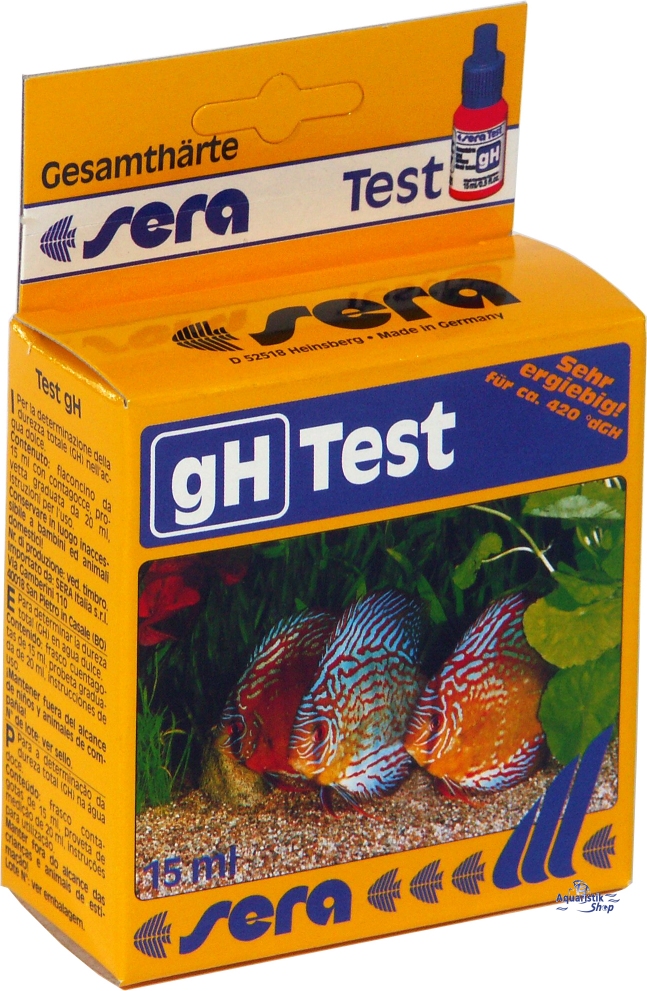 sera Aqua-Test Set / ph-Wert, GH, KH und Nitrit