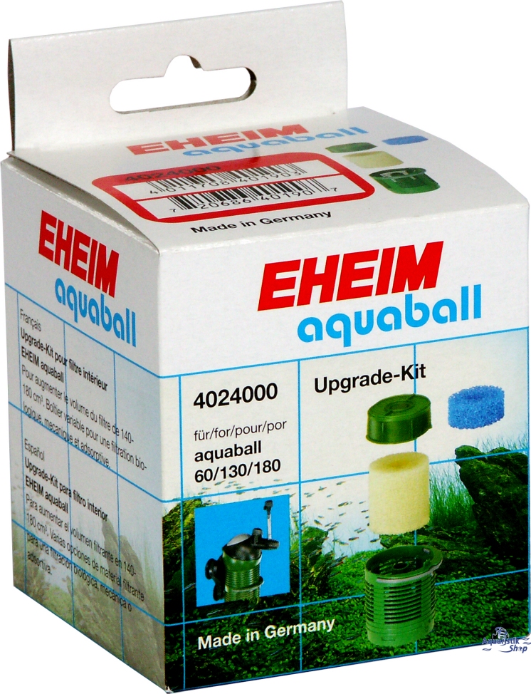 EHEIM Aquarium Aktivkohlepatrone für Innenfilter 2208-2212, aquaball 60-180  & biopower 160 2 Stück